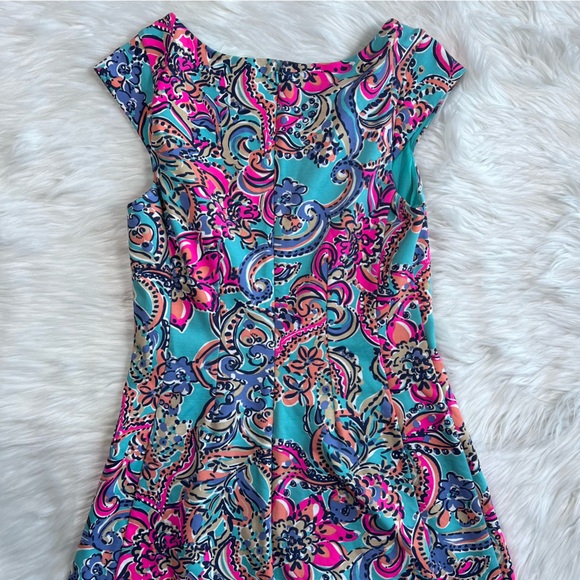 Lilly Pulitzer Briella Aqua Bait & Switch Dress - Picture 8 of 12